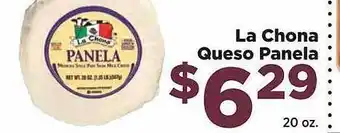 Food Town Store La Chona Queso Panela offer