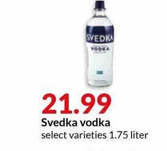 Hy-Vee Svedka Vodka offer