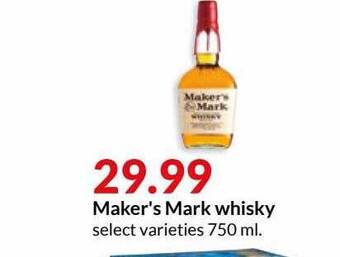 Hy-Vee Maker's Mark Whisky offer