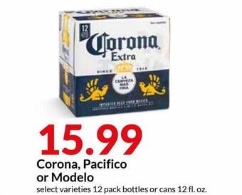Hy-Vee Corona, Pacifico Or Modelo offer