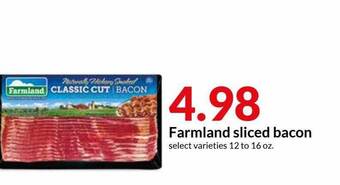 Hy-Vee Farmland Sliced Bacon offer