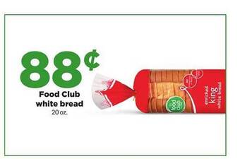Hy-Vee Food Club White Bread offer