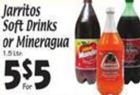 Sellers Bros Jarritos Soft Drinks or Mineragua offer