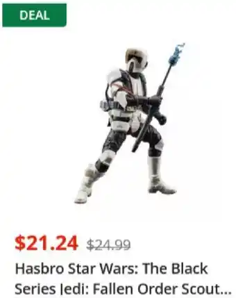 Game Stop Hasbro Star Wars: The Black Series Iedi: Fallen Order Scout offer