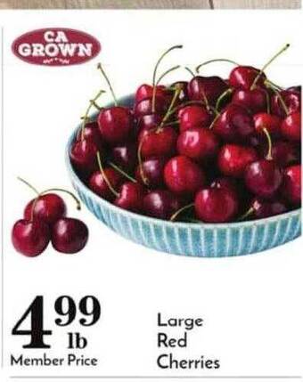 Pavilions Large Red Cherries offer