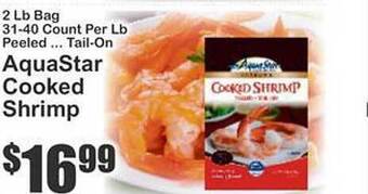 Key Food AquaStar Cooked Shrimp offer