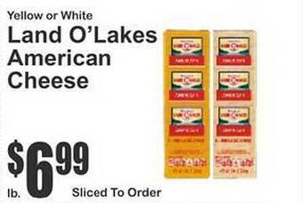 Key Food Land O'lakes American Cheese offer