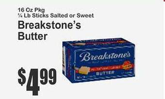 Key Food Breakstone's Butter offer