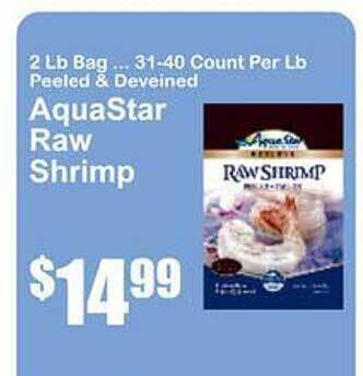 Key Food AquaStar Raw Shrimp offer