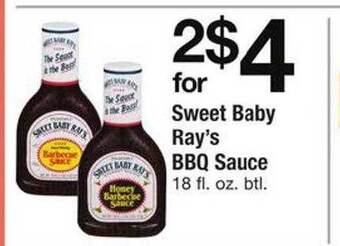 Safeway Sweet Baby Ray's Bbq Sauce offer