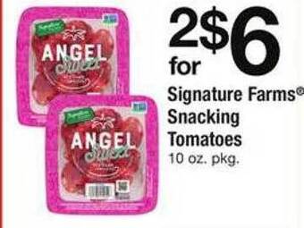 Safeway Signature Farms Snacking Tomatoes offer