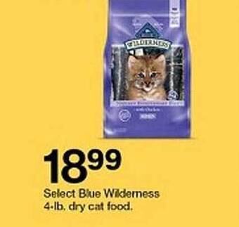 Target Blue Wilderness Dry Cat Food offer