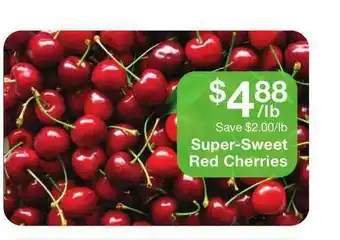 Fairway Store Market Super-sweet Red Cherries offer