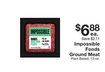 Fairway Store Market Impossible Foods Ground Meat offer