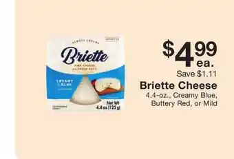 Fairway Store Market Briette Cheese offer