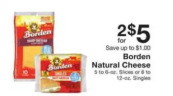 Fairway Store Market Borden Natural Cheese offer