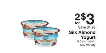 Fairway Store Market Silk Almond Yogurt offer