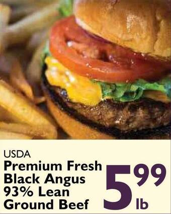 Festival Foods Premium Fresh Black Angus 93% Lean Ground Beef offer
