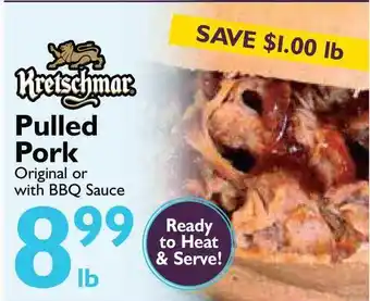 Festival Foods Pulled Pork Original Or With Bbq Sauce offer