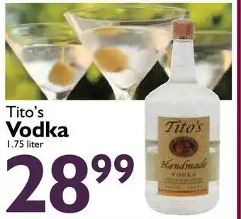 Festival Foods Tito's Vodka 1.75 Liter offer