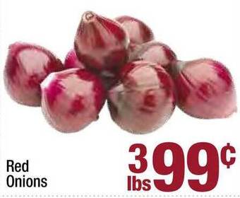 Super King Markets Red Onions offer