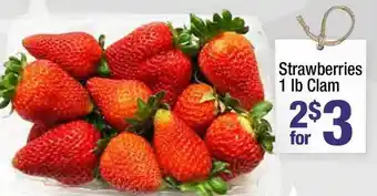 Super King Markets Strawberries 1 Lb Clam offer