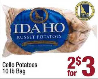 Super King Markets Cello Potatoes offer