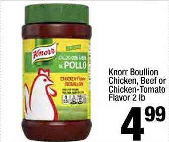 Super King Markets Knorr Boullion Chicken, Beef Or Chicken-tomato Flavor 2 Lb offer