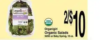 Super Saver Organigirl Organic Salads offer