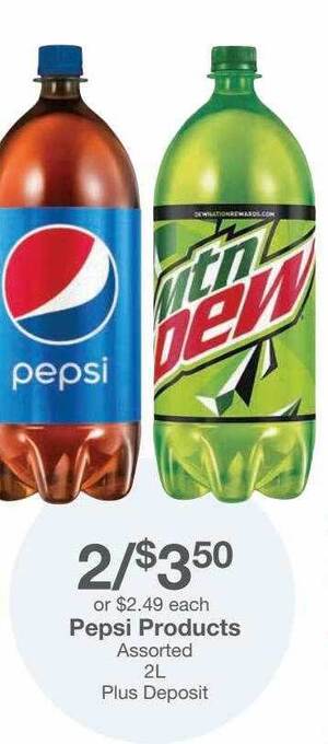 Kinney Drugs Pepsi Products offer