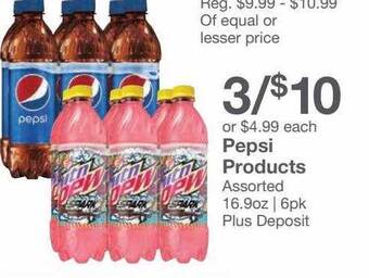Kinney Drugs Pepsi Products offer