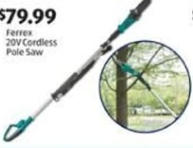 Aldi Ferrex 20V Cordless Pole Saw offer
