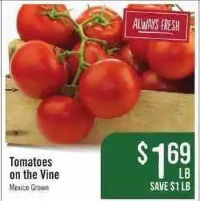 Haggen Food Tomatoes On The Vine offer