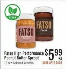 Haggen Food Fatso High Performance Peanut Butter Spread offer