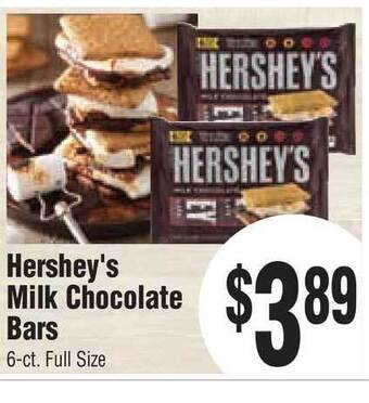 Rosauers Hershey's Milk Chocolate Bars offer
