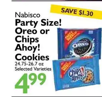 Festival Foods Nabisco Party Size! Oreo Or Chips Ahoy! Cookies offer