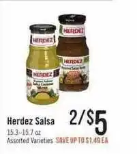 Haggen Food Herdez Salsa offer