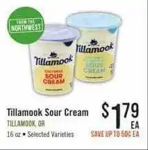 Haggen Food Tillamook Sour Cream offer