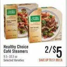 Haggen Food Healthy Choice Café Steamers offer