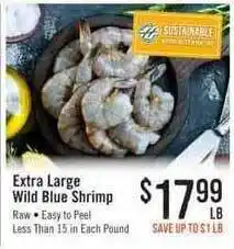 Haggen Food Extra Large Wild Blue Shrimp offer