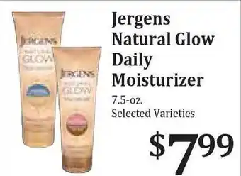 Rosauers Jergens Natural Grow Daily Moisturizer offer
