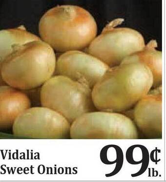 Rosauers Vidalia Sweet Onions offer