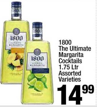 Super King Markets 1800 The Ultimate Margarita Cocktails 1.75 Ltr offer