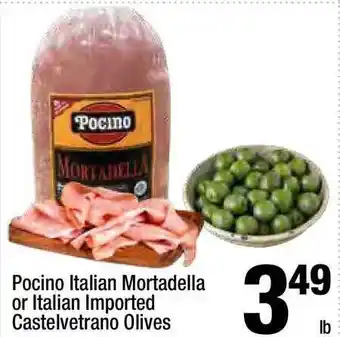 Super King Markets Pocino Italian Mortadella Or Italian Imported Castelvetrano Olives offer