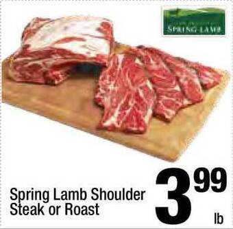 Super King Markets Spring Lamb Shoulder Steak Or Roast offer