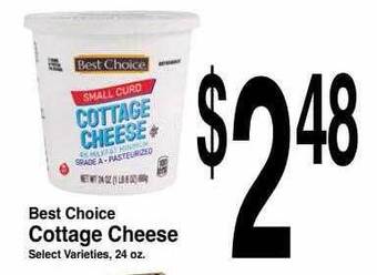 Super Saver Best Choice Cottage Cheese offer