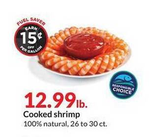Hy-Vee Cooked Shrimp offer