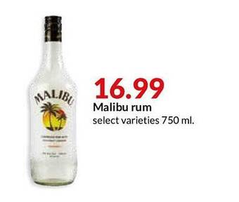 Hy-Vee Malibu Rum offer