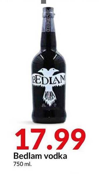 Hy-Vee Bedlam Vodka offer