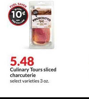 Hy-Vee Culinary Tours Sliced Charcuterie offer
